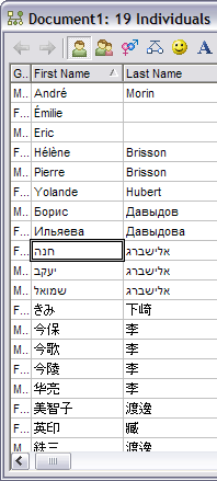 Cyrillic Genealogy Software